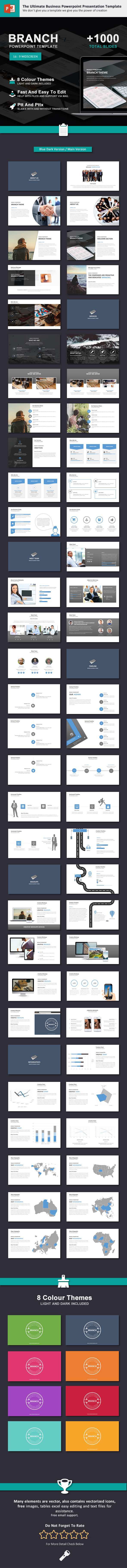 Branch Business Theme Powerpoint Powerpoint Templates Business Powerpoint Templates Powerpoint