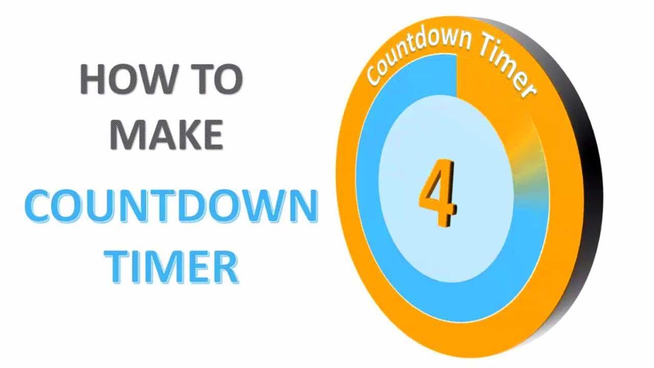 How To Make Countdown Timer Template In Microsoft Powerpoint Youtube