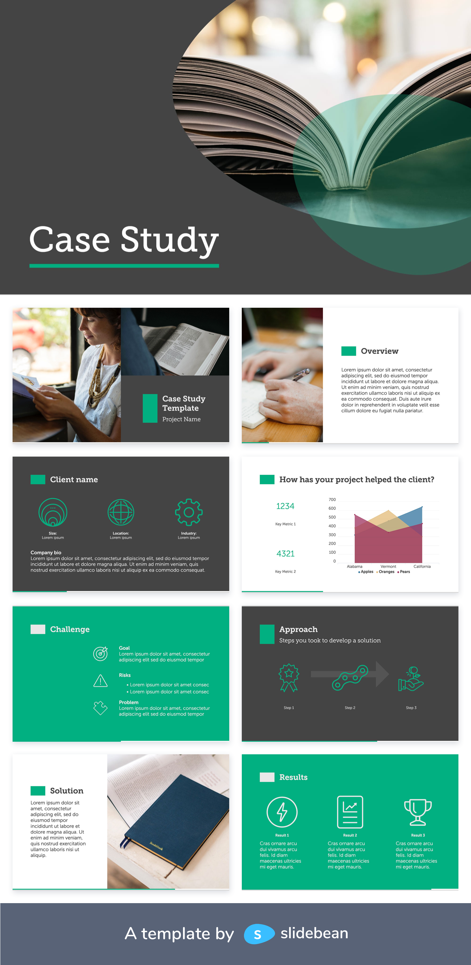 Case Study Powerpoint Template Free Pdf Ppt Download Slidebean Case Study Template Case Study Design Case Study
