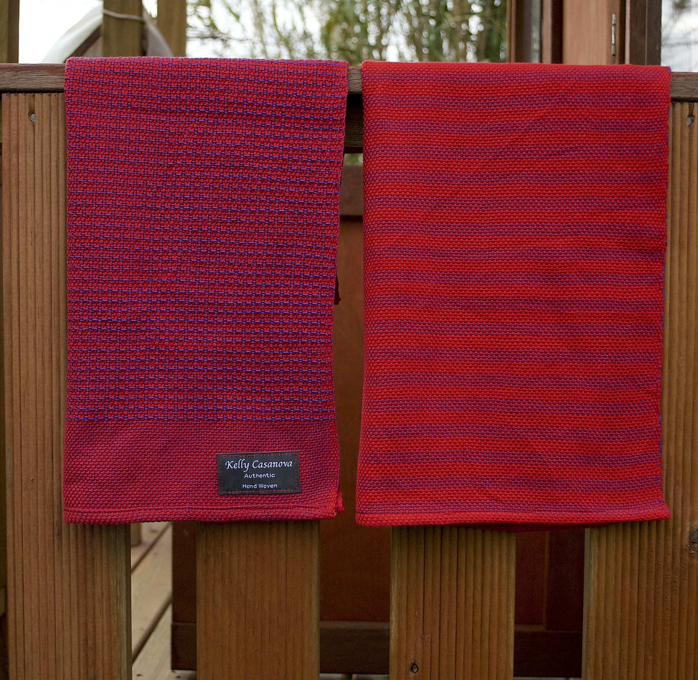 Tea Towels 8 2 Cotton On A Rigid Heddle Loom Heddle Loom Weaving Handmade Crafts