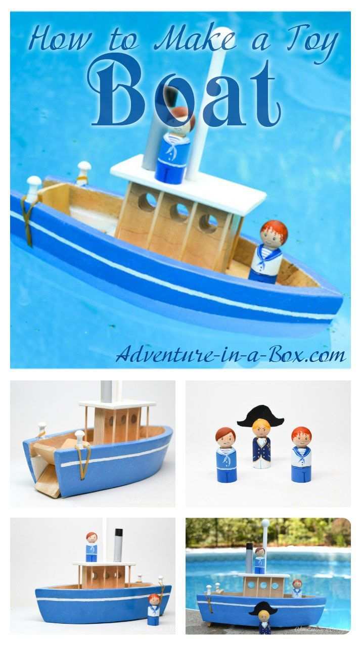 Present Idea For Boy Cool Picture Toy Boat Wooden Paddle Wooden Toys Diy