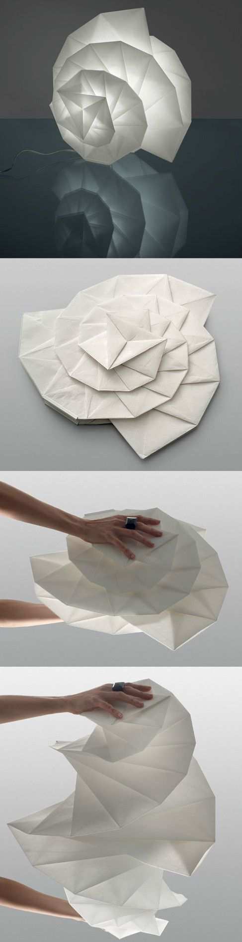 Papierlampe Lampe En Papier Deco Origami Bricolage Et Loisirs Creatifs