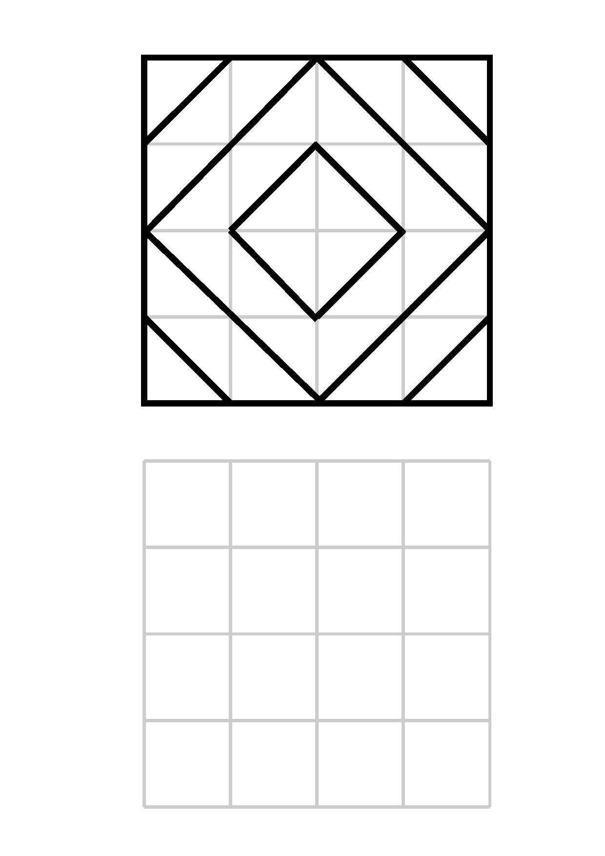 Weitere Muster Im 4 4 Raster Bildung Muster Geometrisches Mandala