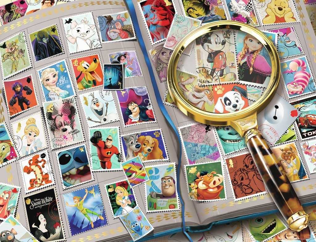 My Favorite Stamps 2000 Pieces Ravensburger Puzzle Warehouse Disney Puzzles Jigsaw Puzzles Disney