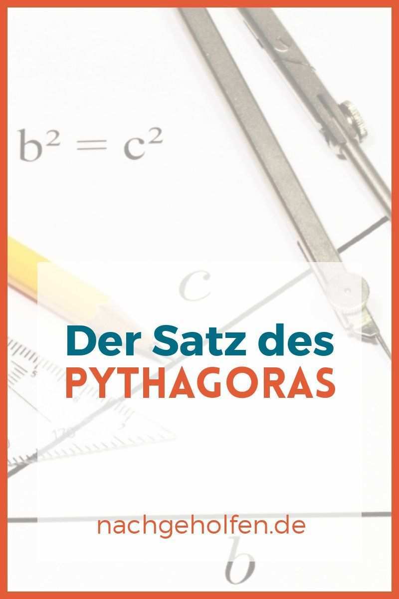 Der Satz Des Pythagoras Trigonometrie Bei Nachgeholfen De Satz Des Pythagoras Trigonometrie Mathematik
