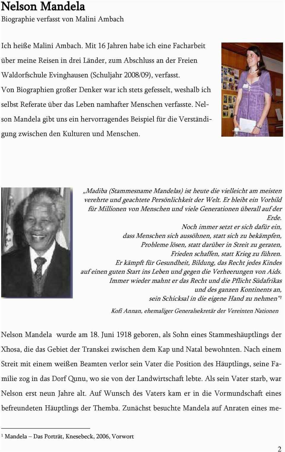 Nelson Mandela Lebenslauf Deutsch Nelson Mandela Lebenslauf Leben
