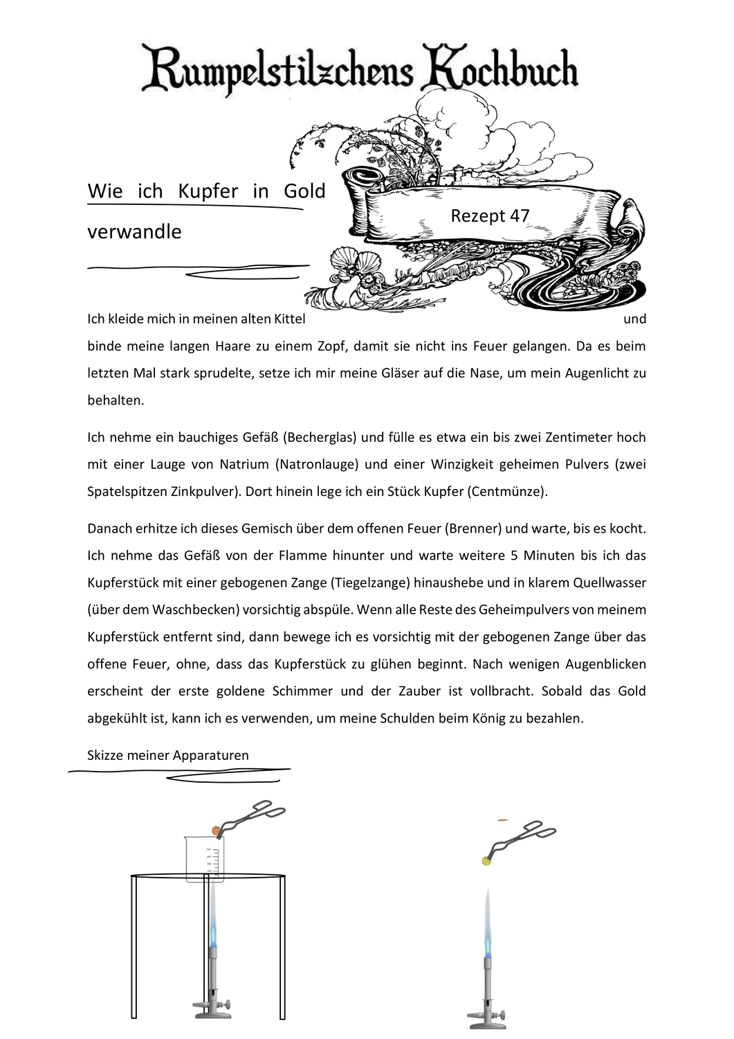 Arbeitsblatt Legierung Einer Kupfermunze Arbeitsblatter Chemieunterricht Kupfer