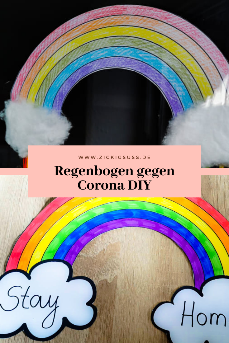 Regenbogen Gegen Corona Kinder Basteln Einfach Regenbogen Kinder Beschaftigung