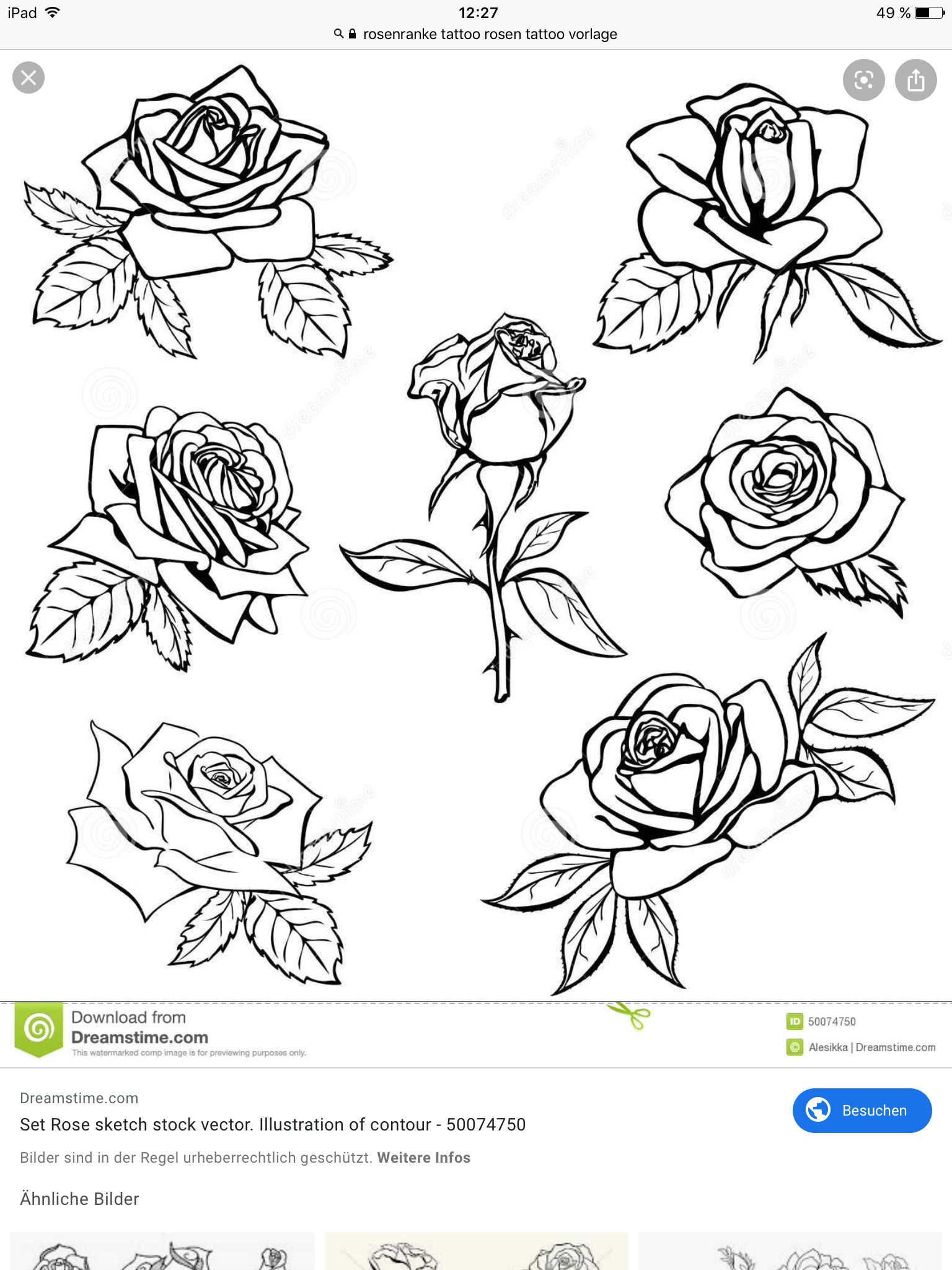 Pin By Thomas On Tattoo Rose Sketch Rose Outline Rose Outline Tattoo