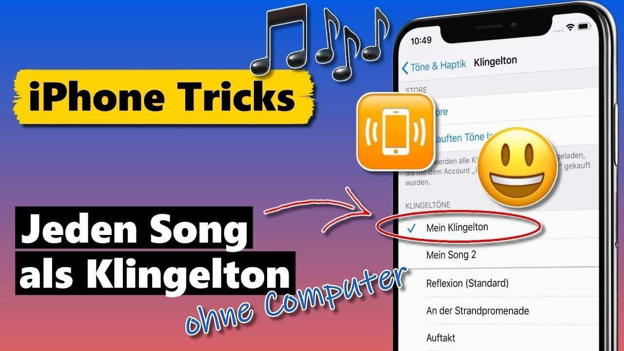Jeden Song Als Iphone Klingelton Ohne Computer Kostenlos Youtube Iphone Computer Apps