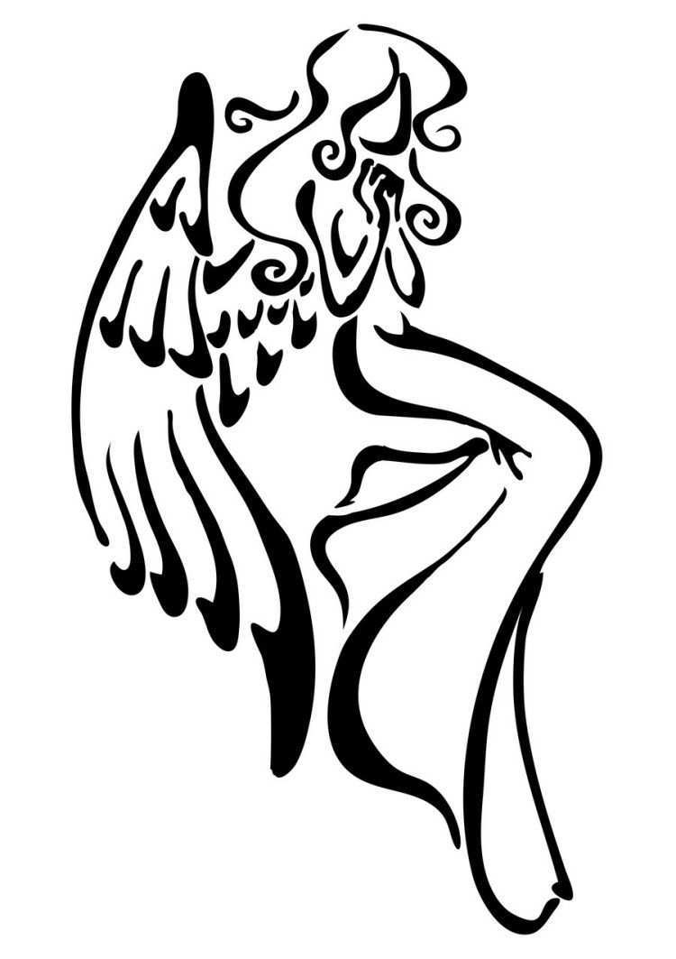 Betende Engel Frau Mit Flugeln Graffiti Schablonen Engel Zeichnen Engel Zeichnung