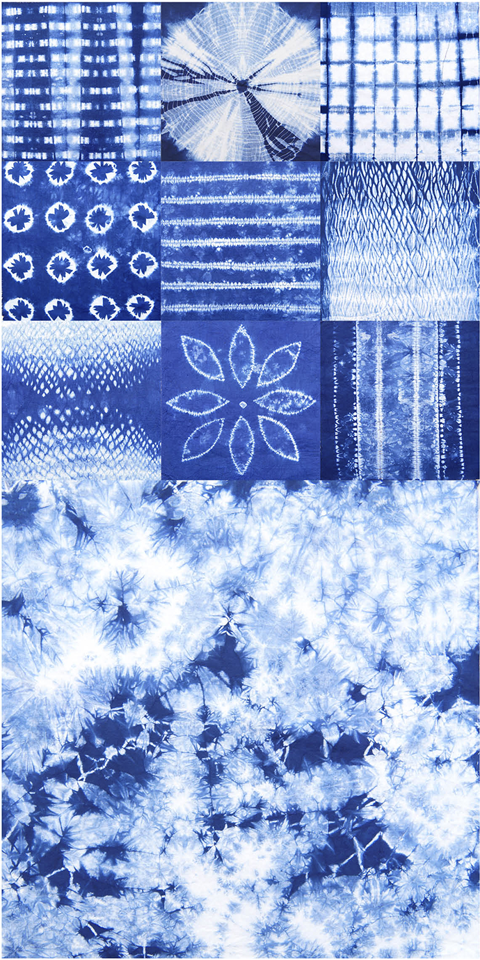 Ynas Design Blog Verschiedene Shibori Muster In Der Ubersicht Shibori Shibori Diy Shibori Fabric