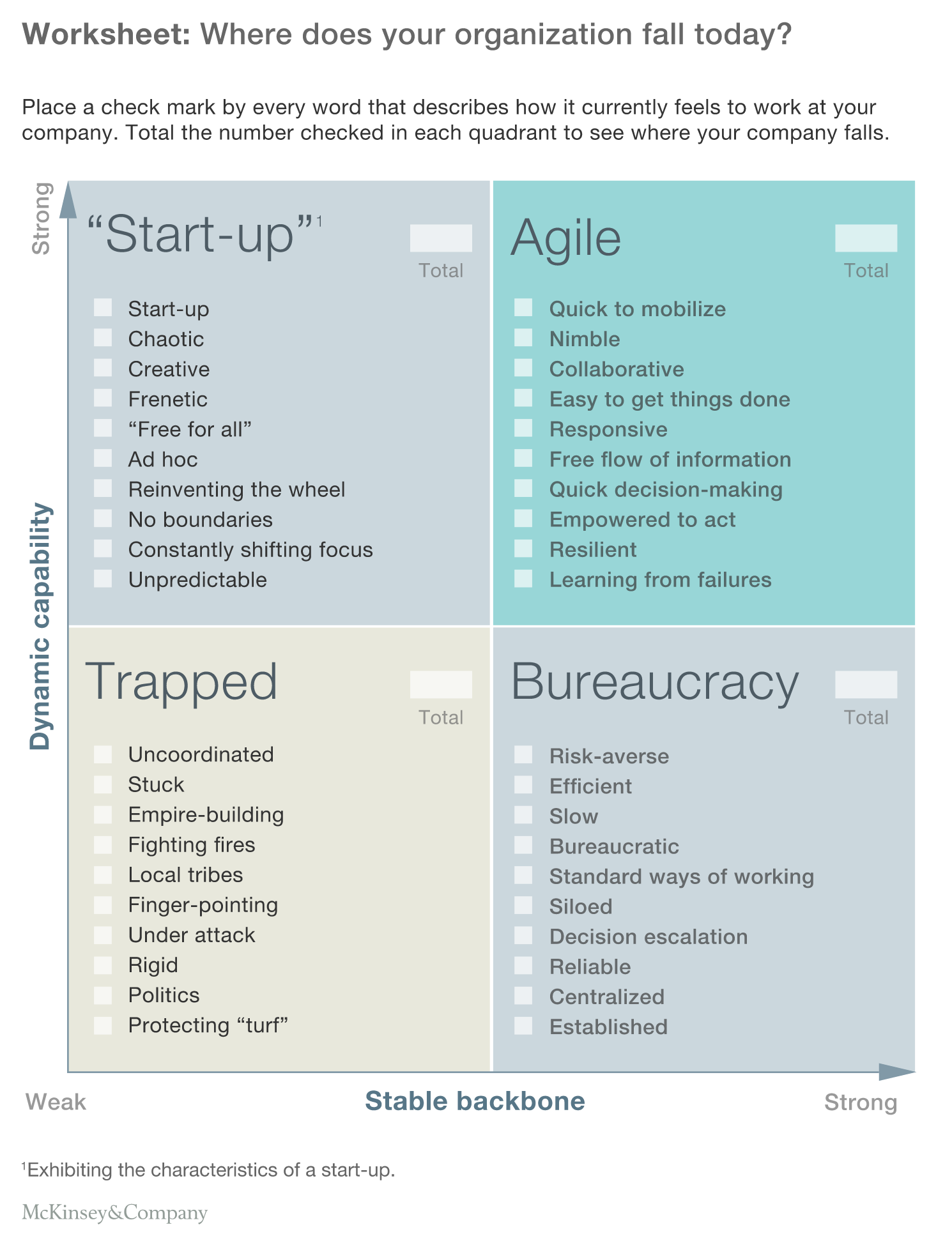 Are You An Agile Organisation Agile Rhymes Change Management