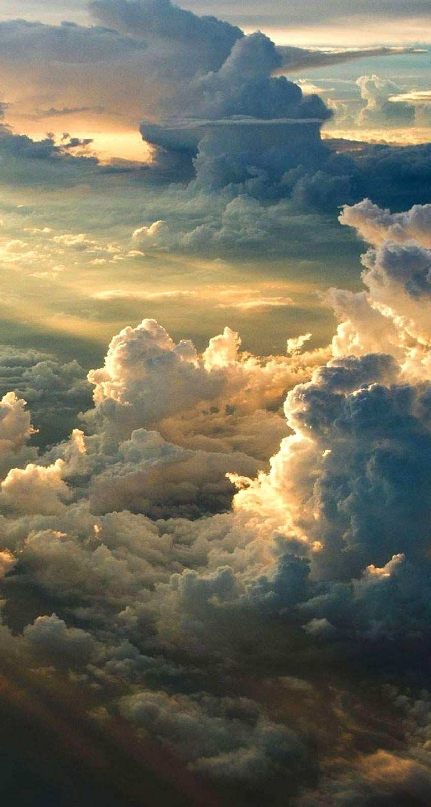 Pin By Madison Laks On Iphone Wallpapers In 2018 Clouds Sky Nature Beautiful Cloudy Sunset Wallpaper Simplech Sunset Wallpaper Beautiful Tumblr Sky Aesthetic