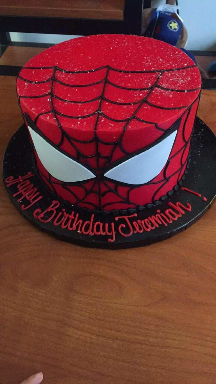 Spider Man Birthday Cake Spiderman Birthday Cake Superhero Birthday Cake Spiderman Birthday