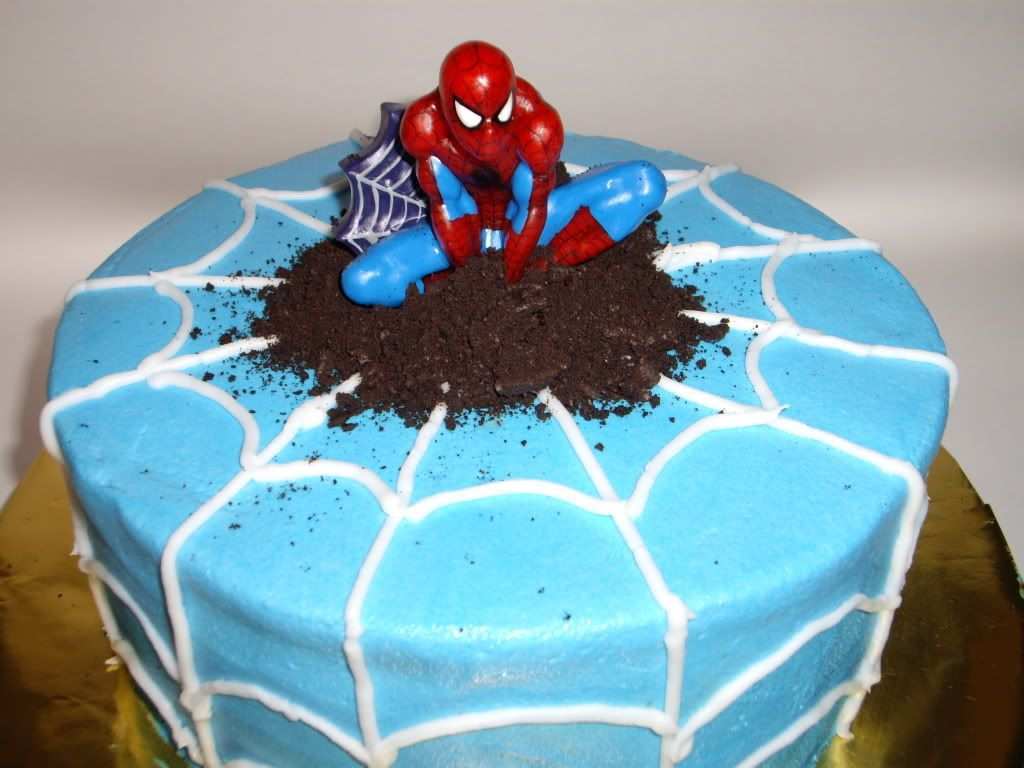 Spiderman Cake Cooking Spiderman Birthday Cake Easy Cake Decorating Cake