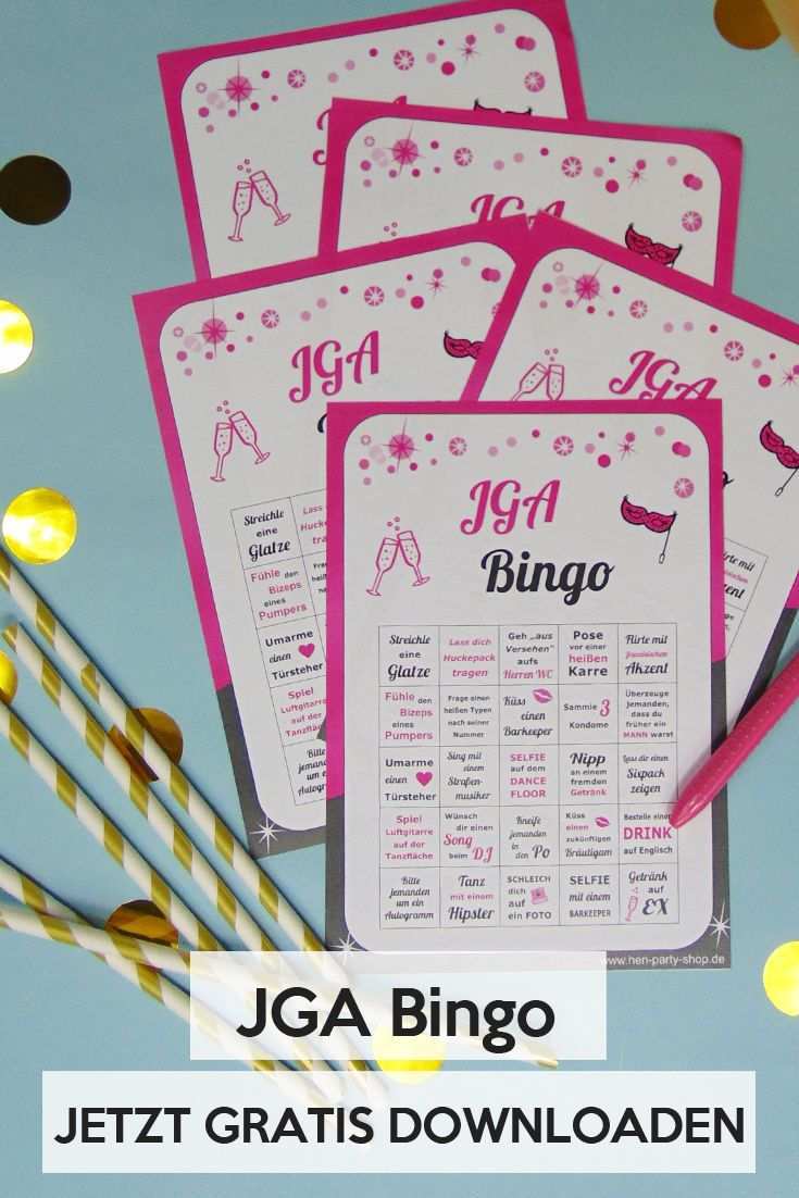 Jga Bingo Spielvorlage Junggesellinnenabschied Ideen Junggesellinnenabschied Gruppenspiele