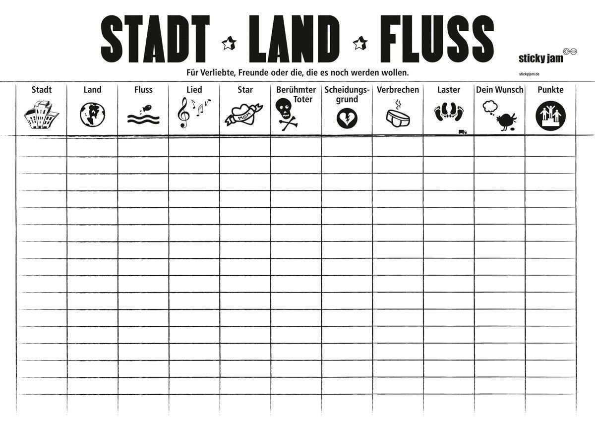 Stadt Land Fluss Game A German Girl In America Word Games Cool Words Games