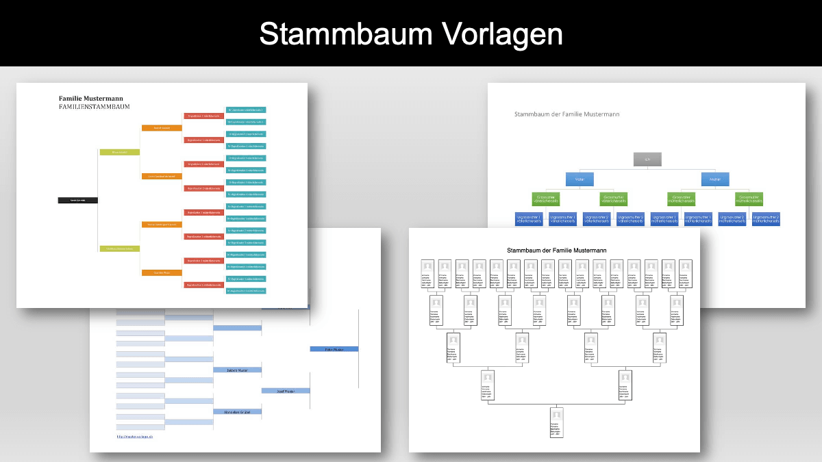 Stammbaum Vorlage Gratis Excel Word Vorlage Muster Vorlage Ch