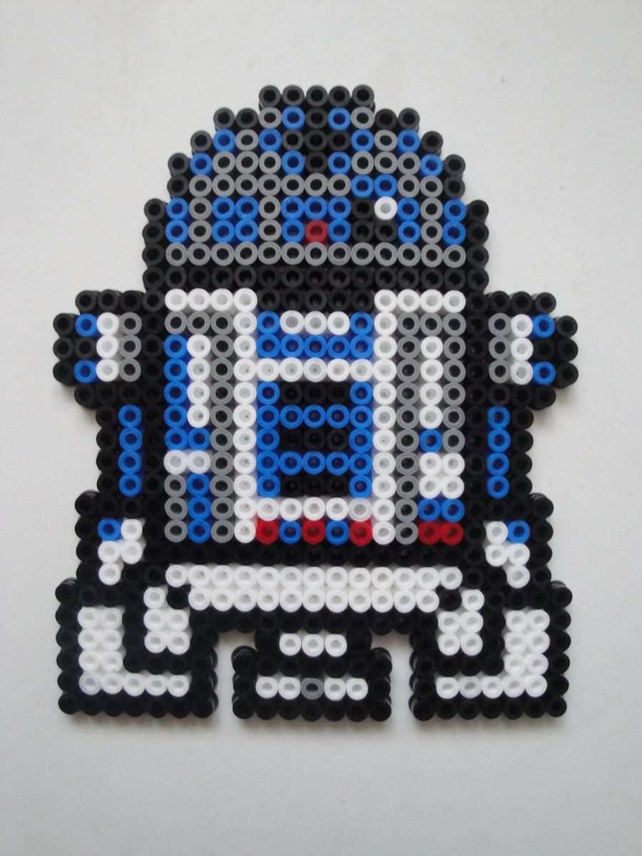 R2 D2 Star Wars Hama Sprite By Rinoaff10 On Deviantart Perler Bead Art Hama Beads Design Hama Beads Patterns