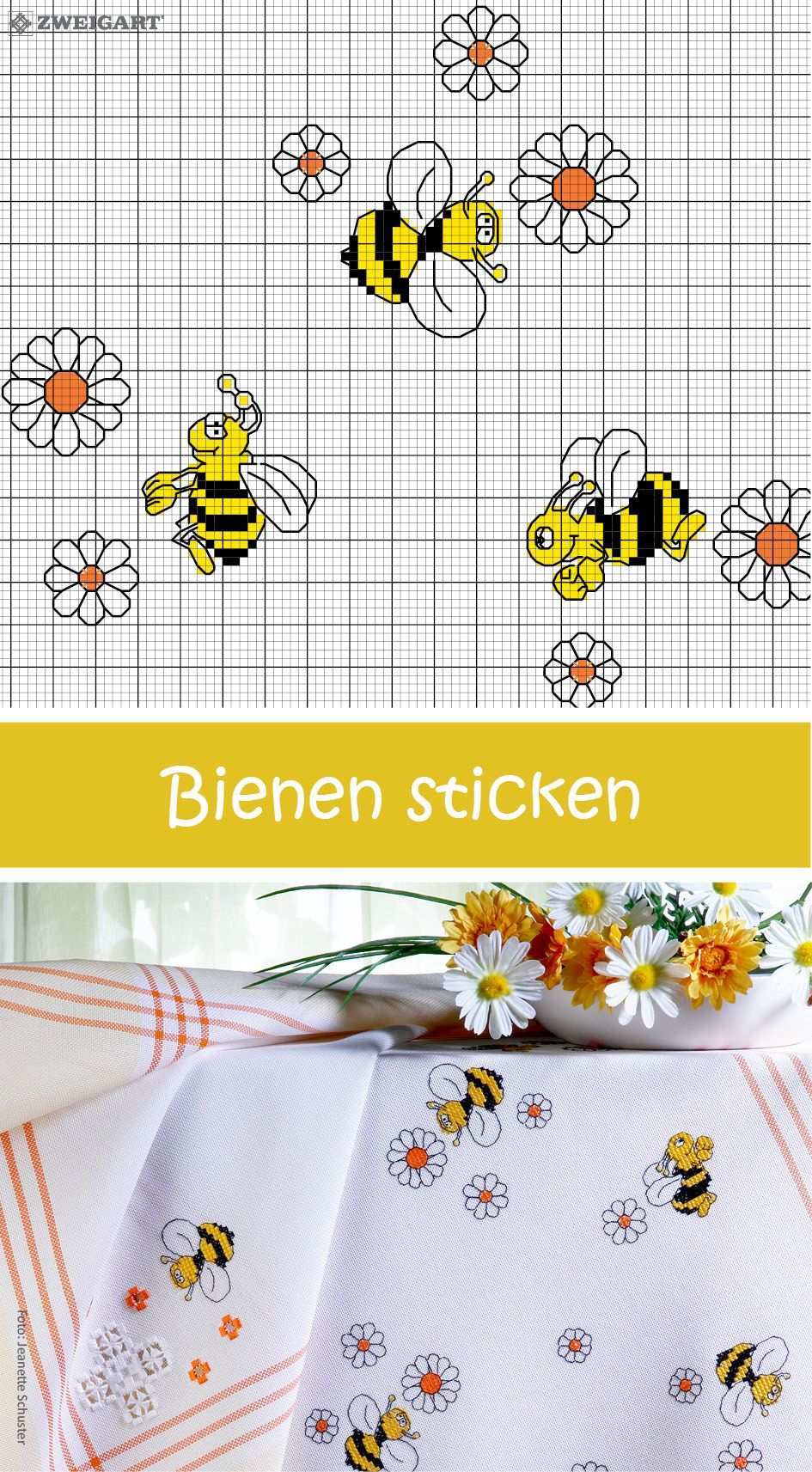 Frohliche Bienen Sticken Entdecke Zahlreiche Kostenlose Charts Zum Sticken Kreuzstich Kuche Kreuzstich Lesezeichen Kleiner Kreuzstich