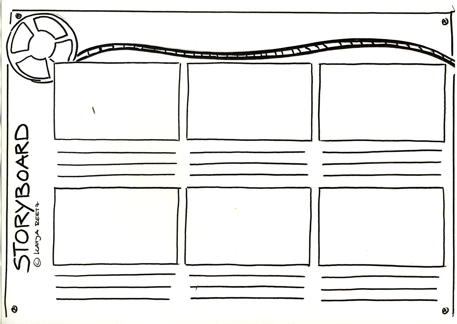 Storyboard Zeichenvorlage Unterrichtsmaterial In Den Fachern Fachubergreifendes Kunst Vorlagen Storyboard Zeichenvorlagen