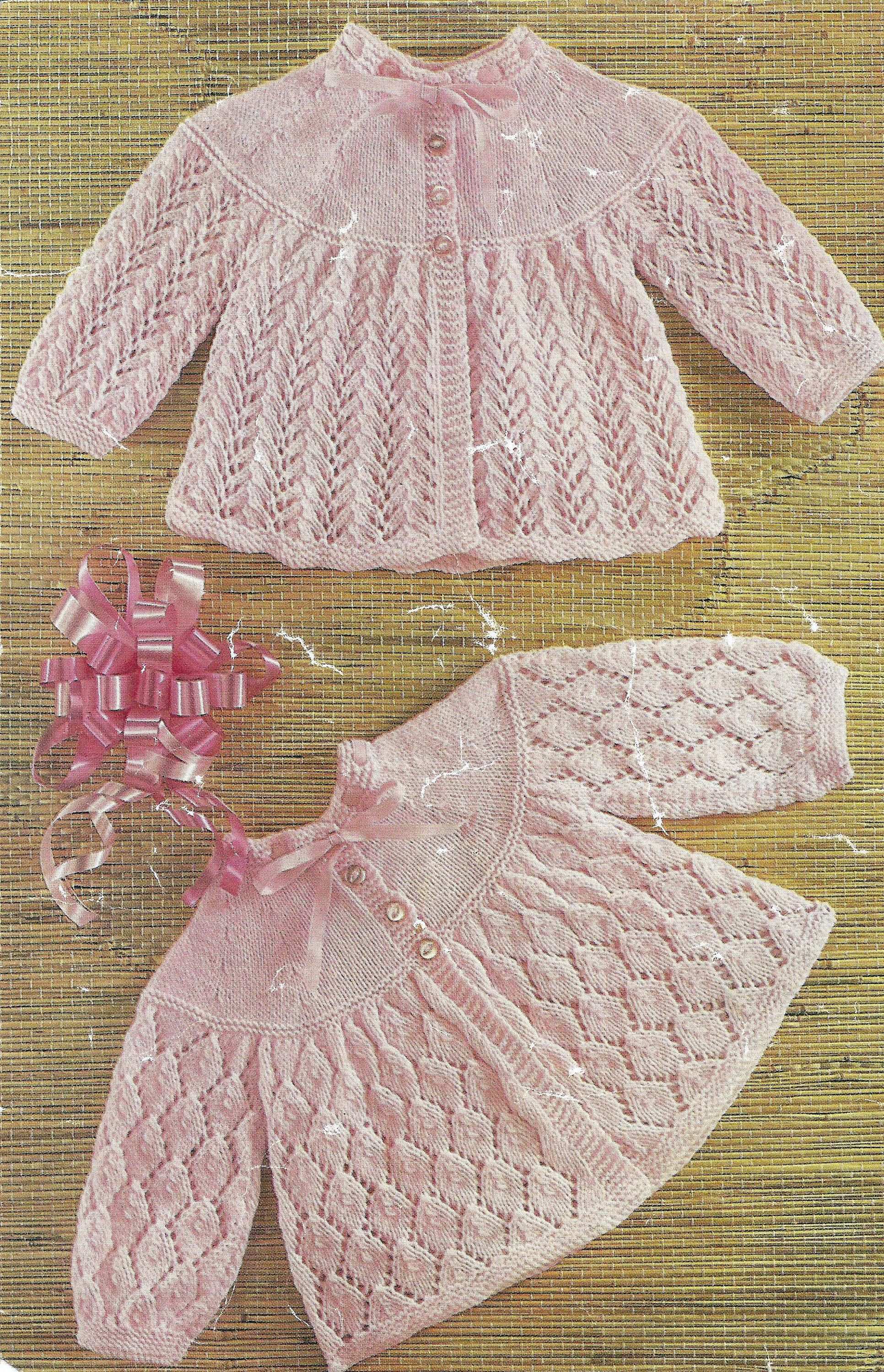 Best 12 Free Almost Pdf Instant Download Baby Matinee Coats Knitting Pattern 17 To 19 Inch 646 B Hakeln Baby Strickjacke Baby Stricken Baby Pullover Stricken
