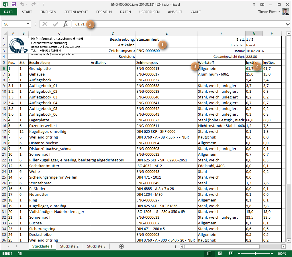 Excel Stucklisten Export Aus Autodesk Inventor N P Blog