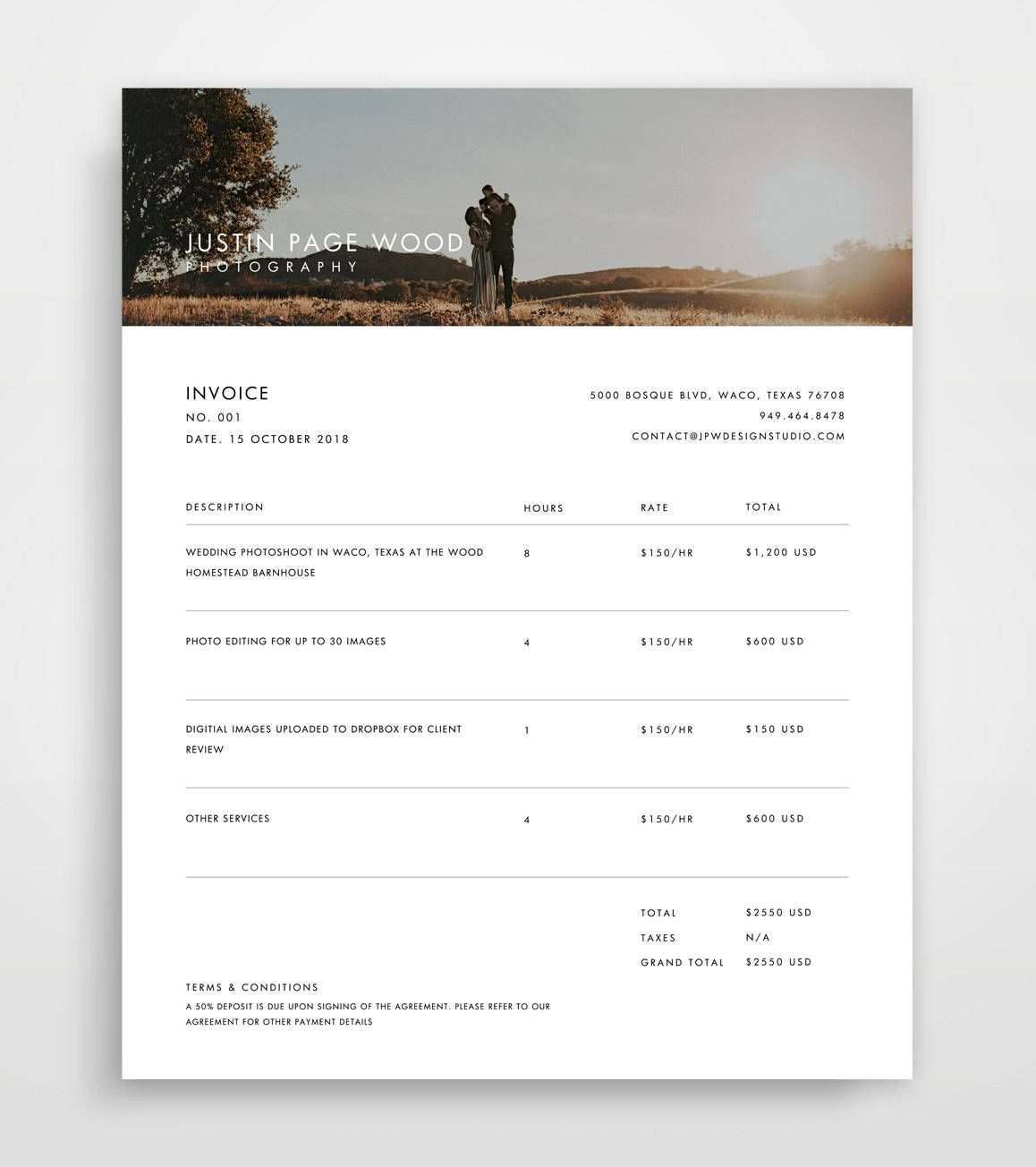 Rechnung Rechnungsvorlage Rechnung Vorlage Fotografie Etsy Photography Invoice Template Photography Invoice Invoice Template