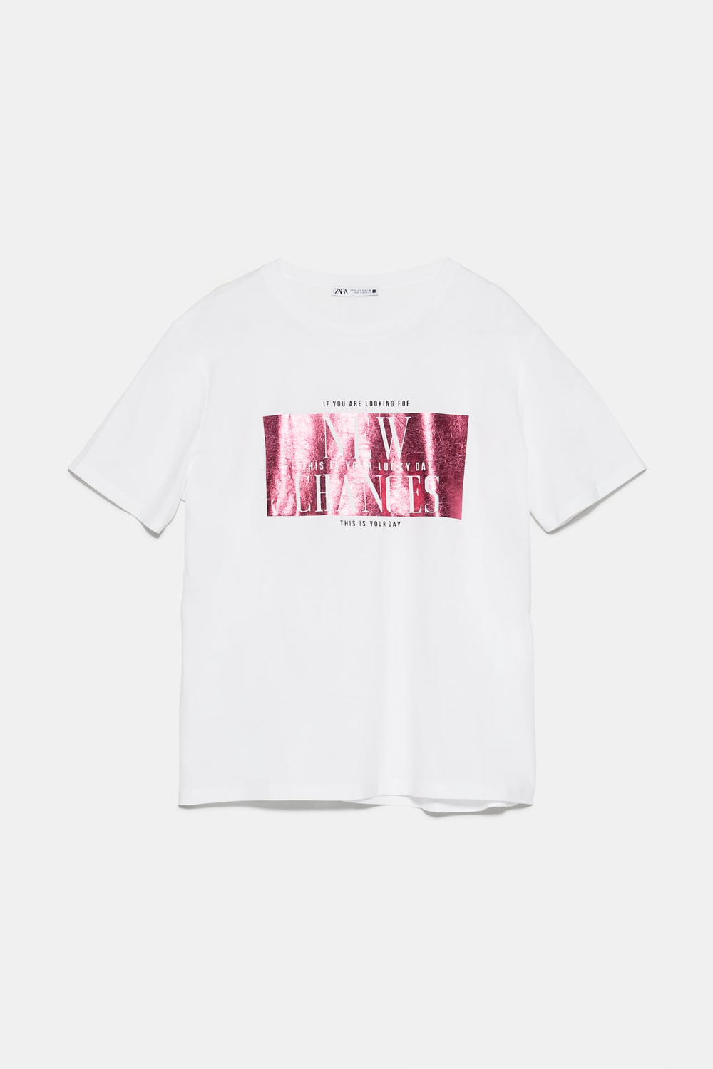 Front Print T Shirt Zara United States In 2020 Druck T Shirt