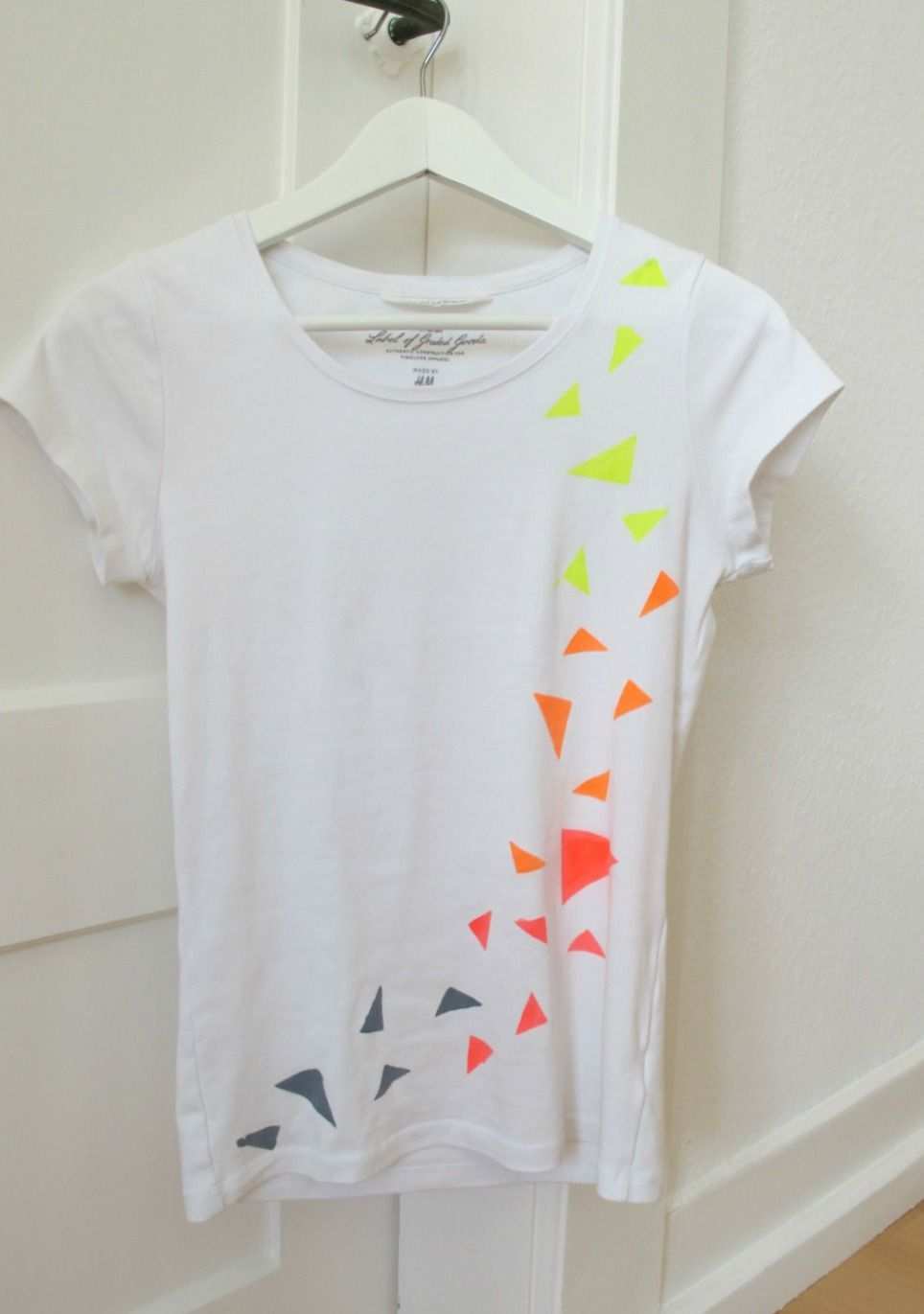 Diy Neon Shirt Babybirds Neonkleidung Selbstgemachte Kleidung T Shirt Bemalen