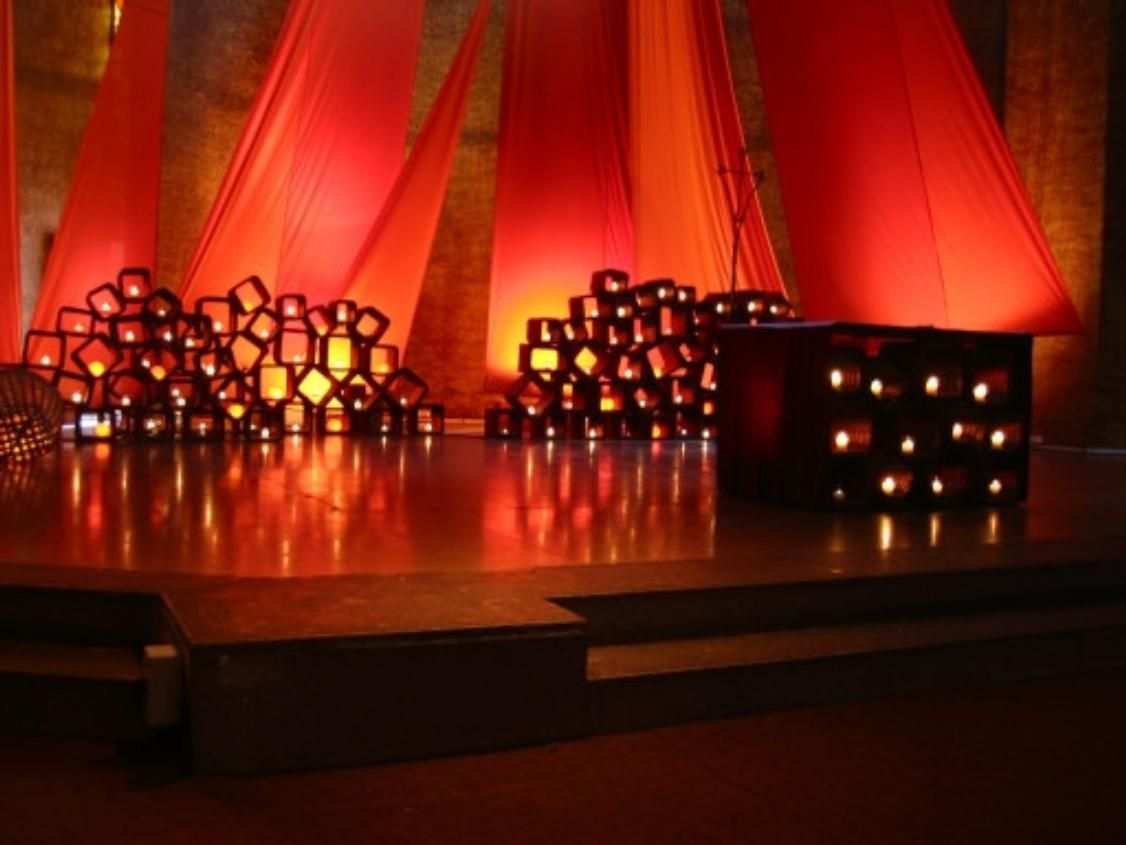 Taize Candlelight Creative Lighting Altar Design Church Decor