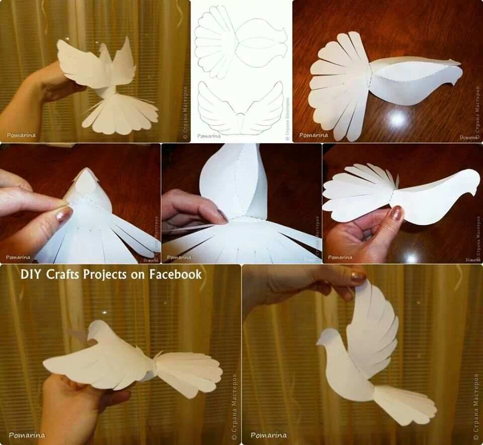 Origami Taube Bastelarbeiten Aus Papier Und Pappe Basteln Mit Papier Fruhlingsdeko Basteln