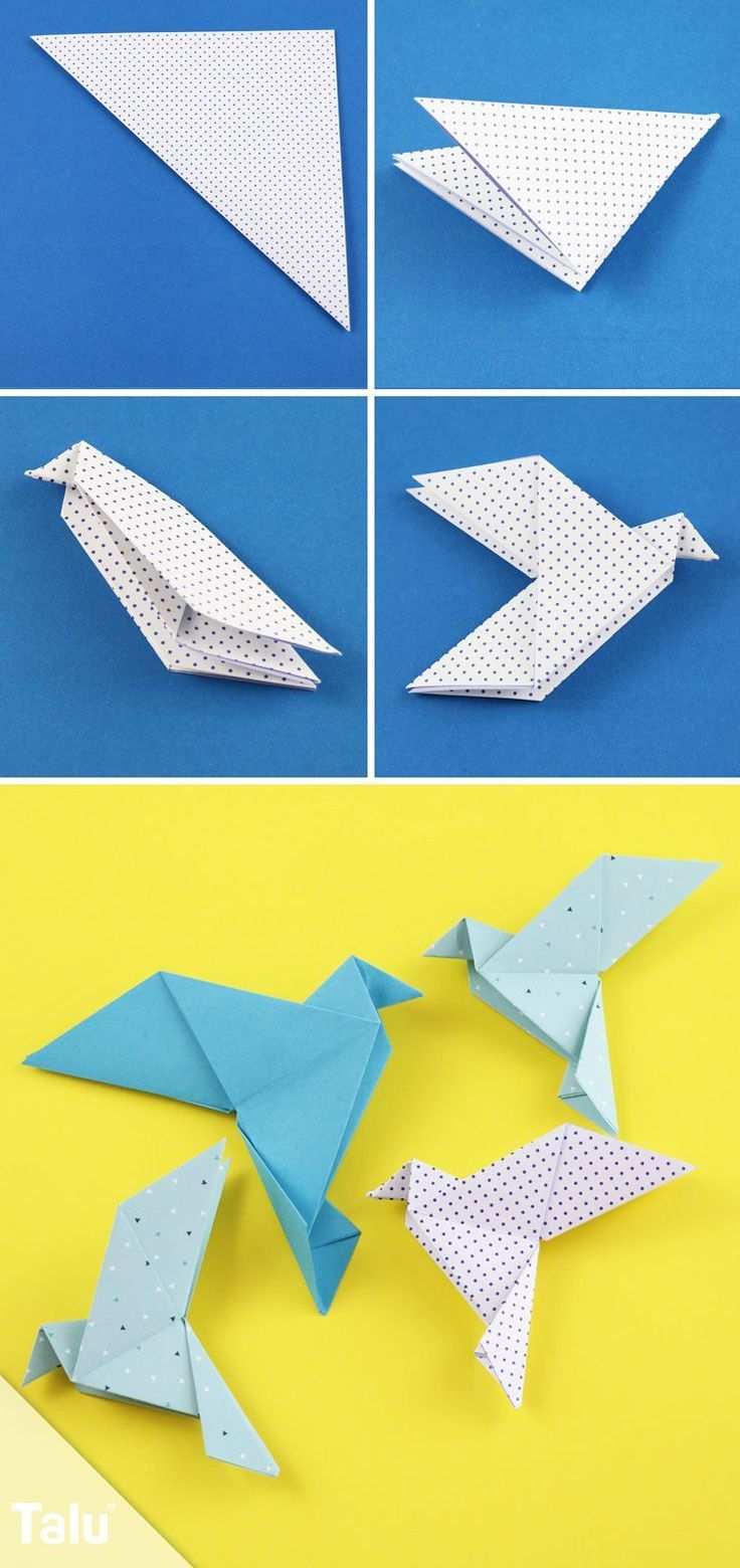 Origami Friedenstaube Basteln Taube Falten Anleitung Vorlage Basteln Anleitung Basteln Falten Friedenstaube Origami Dove Origami Easy Origami Bird