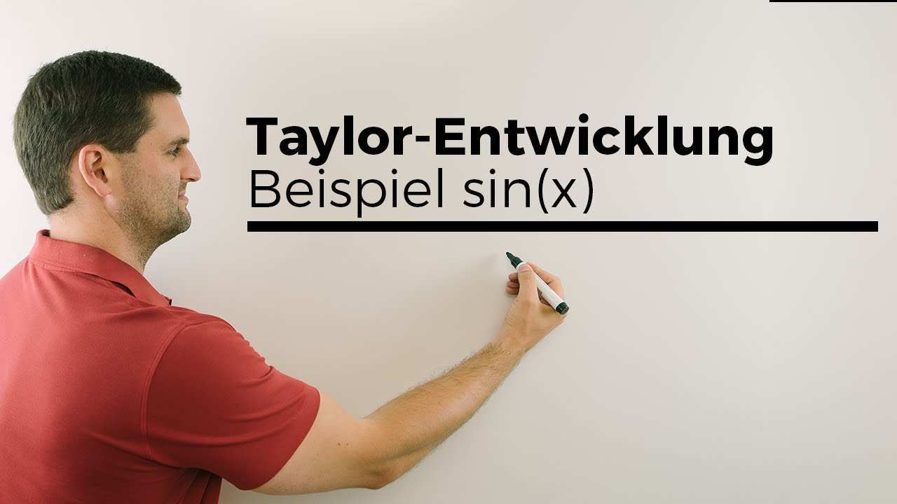 Taylor Entwicklung Beispiel Sin X Taylorreihe Potenzreihe Mathe By Daniel Jung Youtube