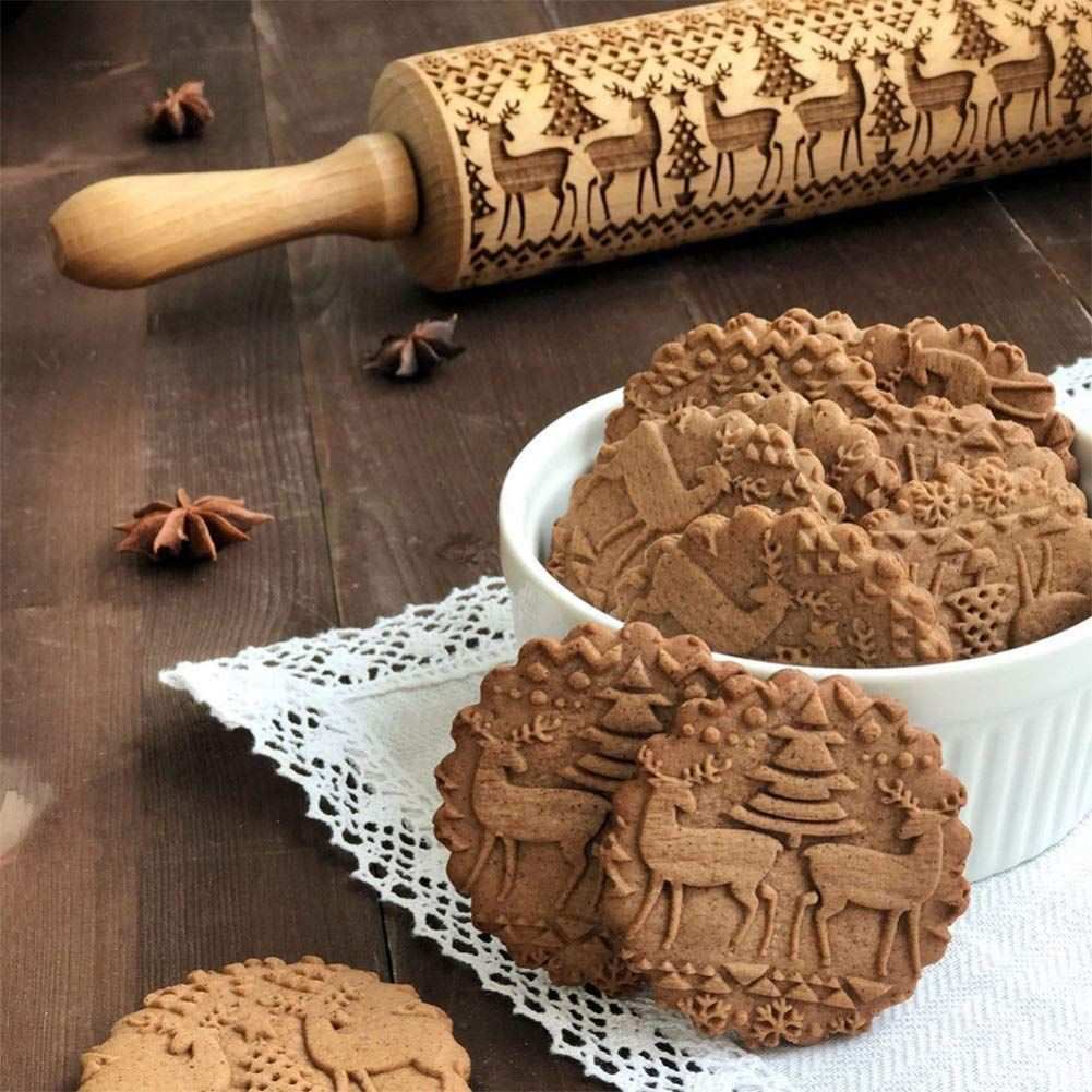 Easily Create The Cutest Cookies With Embossed Rolling Pins Recipe Embossed Rolling Pin Yummy Cookies Cute Cookies