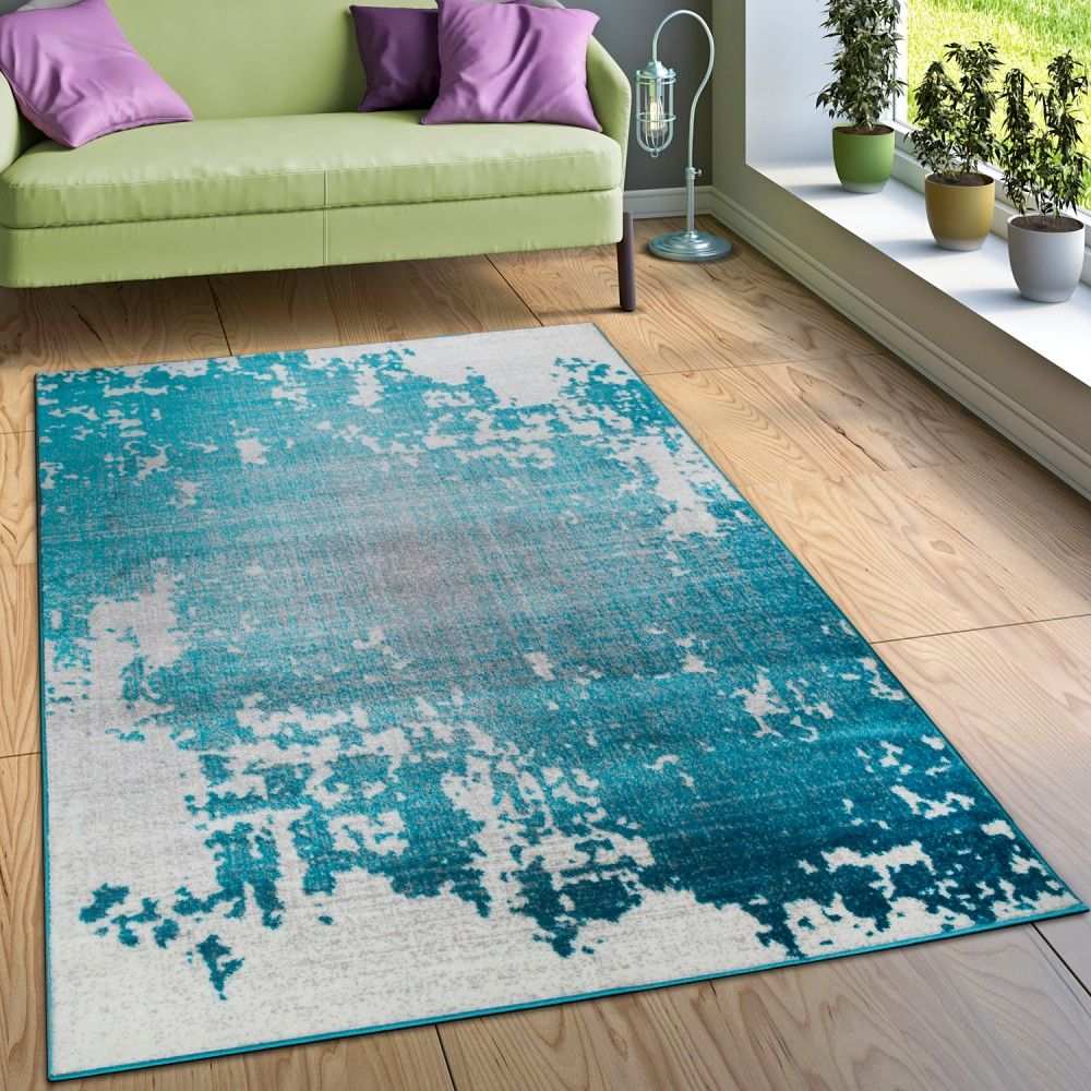 Designer Teppich Splash Muster Turkis Teppich Wohnzimmer Teppich Design Und Teppich Kinderzimmer