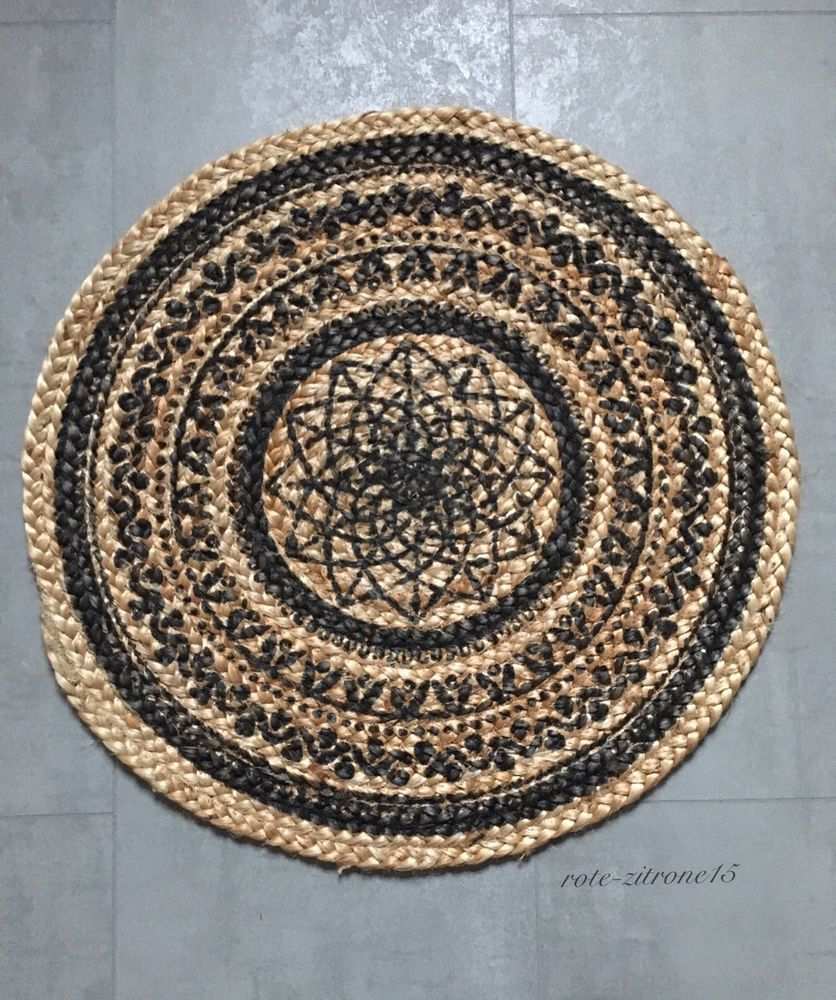 Teppich Rund 100 Jutte Mandala Muster Boho Bohemian Vorleger Neu Ebay Mandala Muster Teppich Ebay