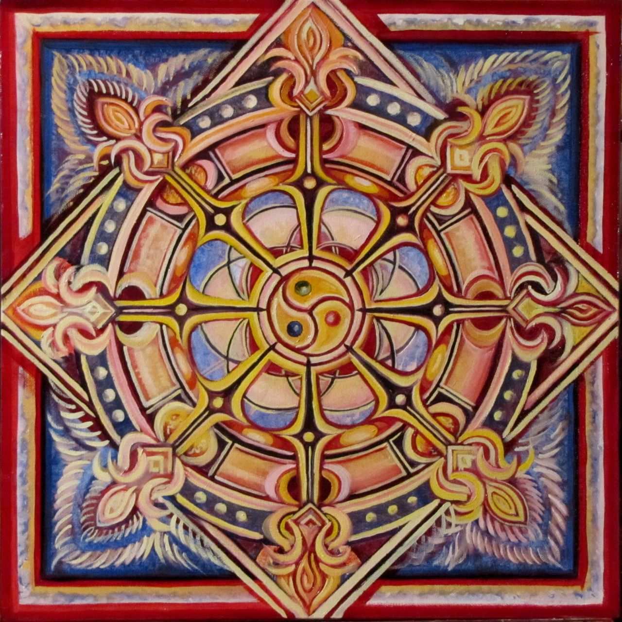 Wheel Of Dharma Eightfold Path Google Search Spiritual Art Mandala Sacred Geometry