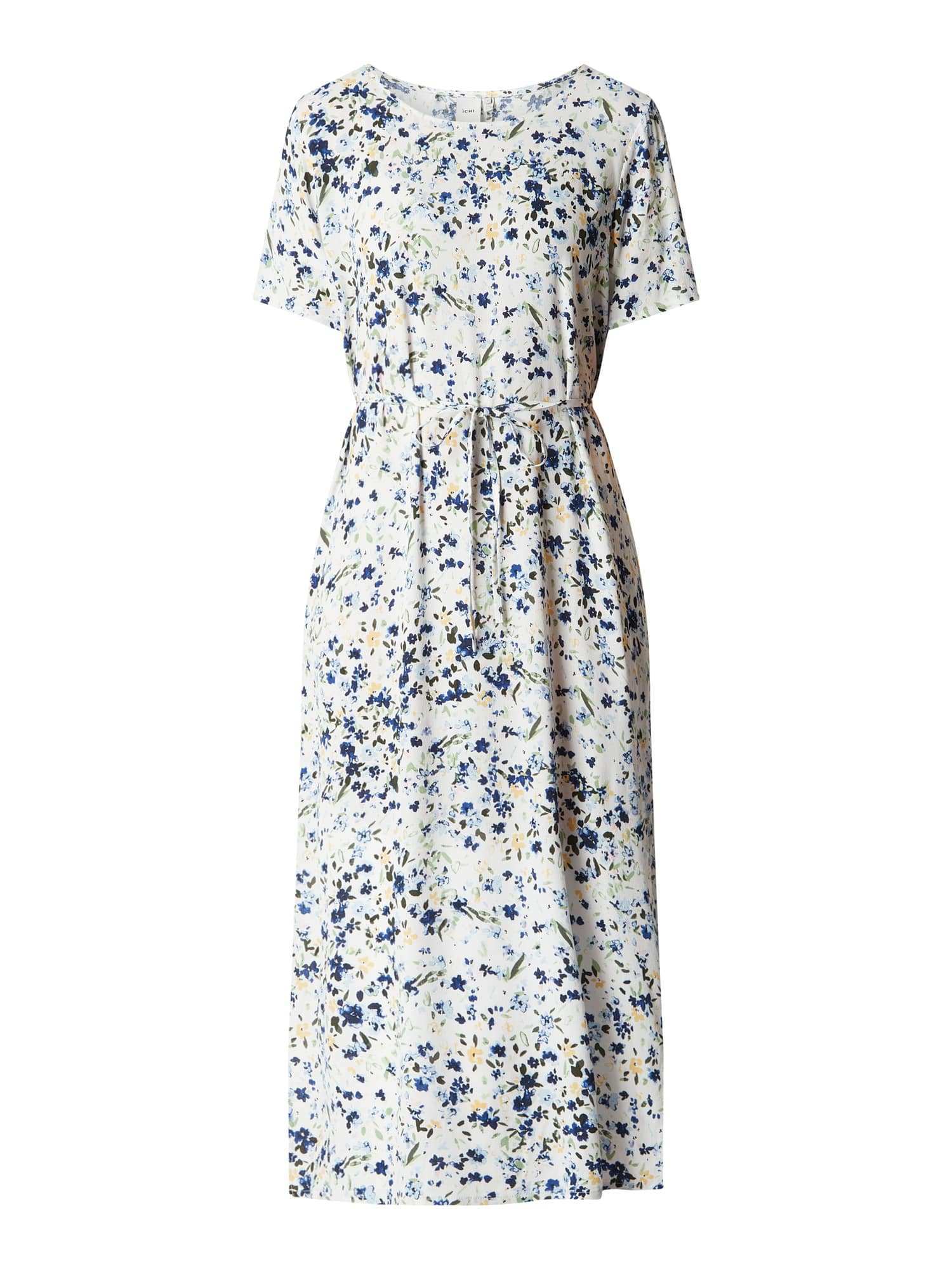Ichi Kleid Mit Floralem Muster Modell Cannap In Weiss Online Kaufen 1111371 P C Online Shop