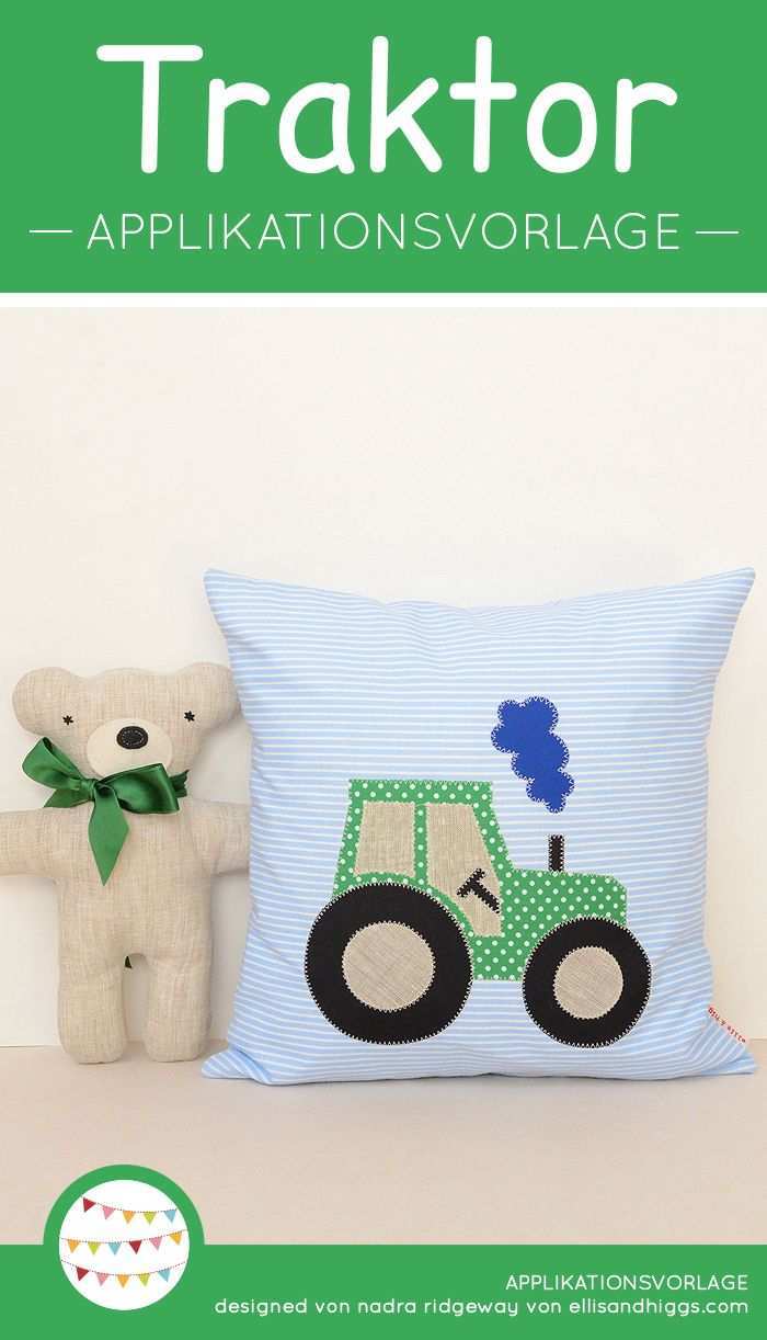 Pdf Applique Template Tractor Etsy Applique Templates Sewing Projects For Kids Sewing For Kids