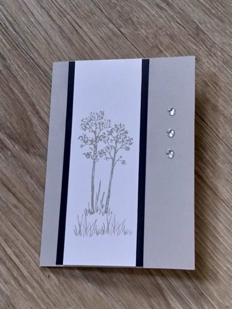 Trauerkarte In The Meadow Stampin Up Trauerkarte Karten Gestalten Karten Basteln Blumen