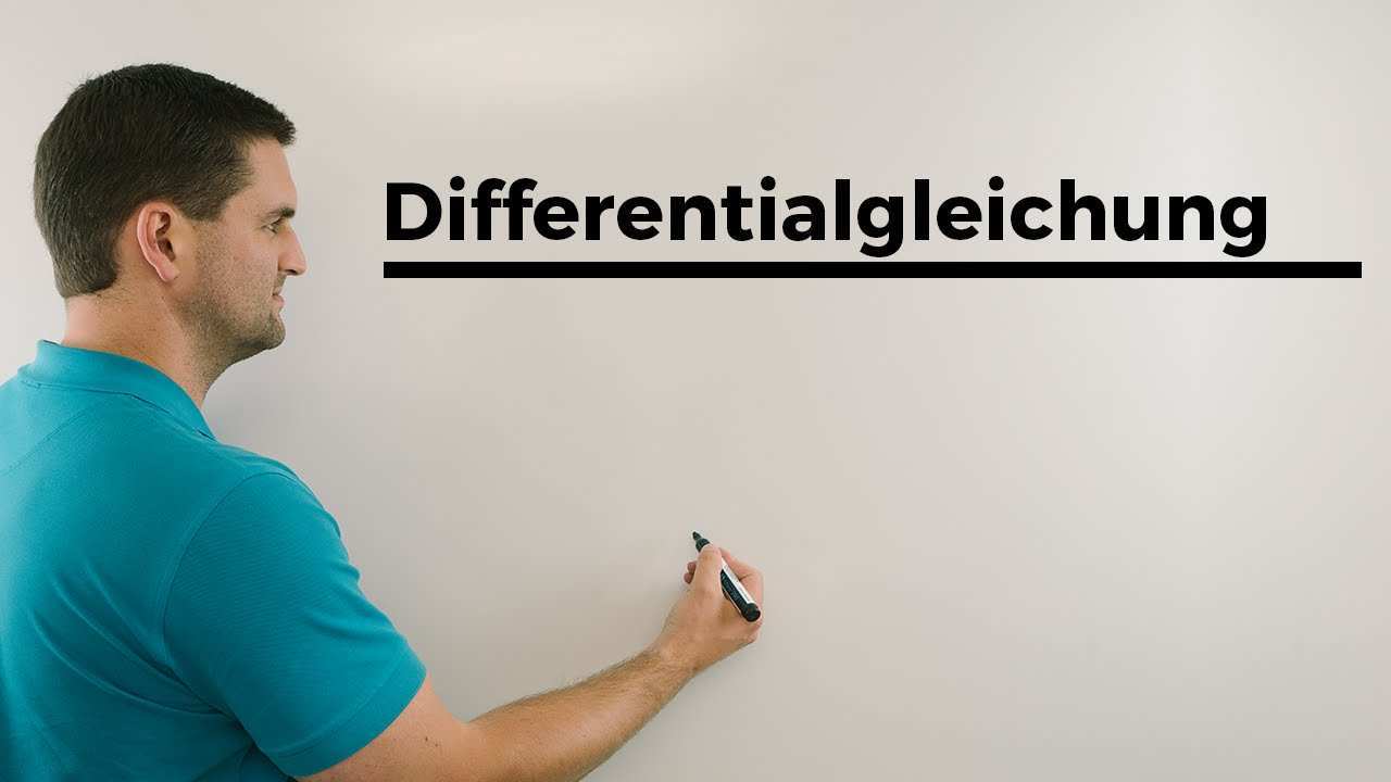 Differentialgleichung Differentialgleichung Trennung Der Variablen Mit Cos Durch Y Daniel Jung Youtube