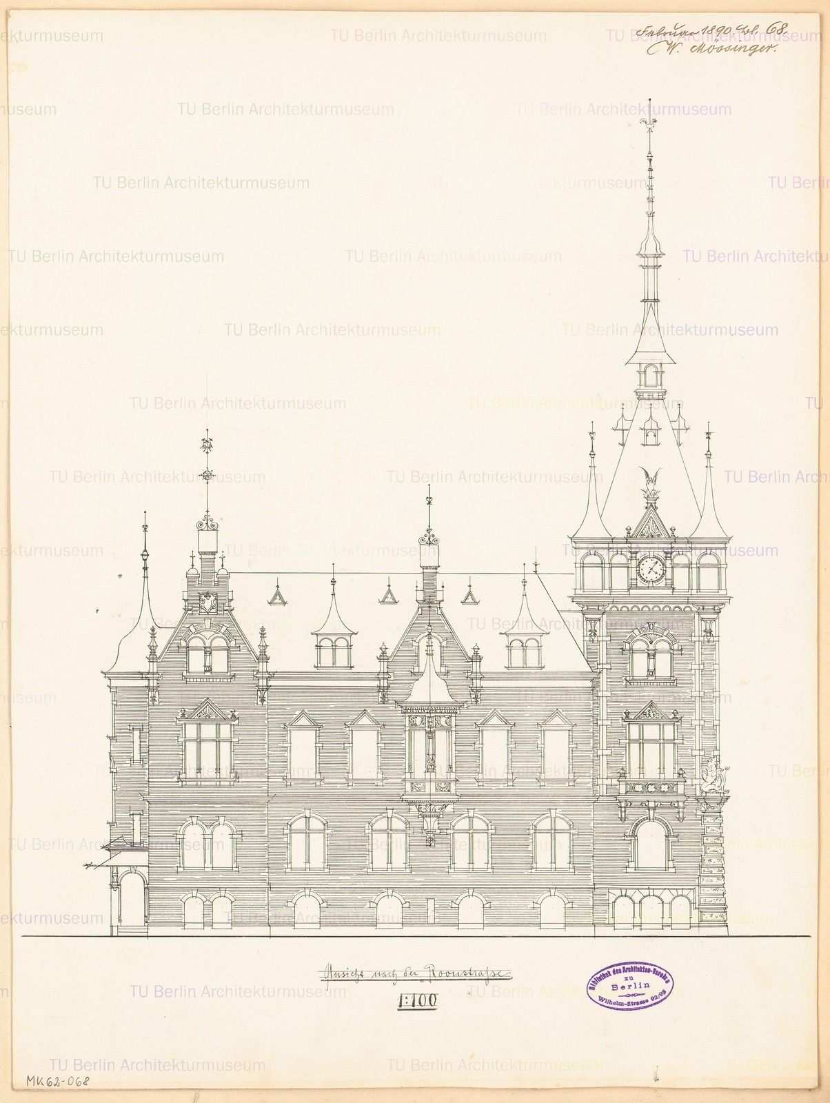 Rathaus Wilhelmshaven Monatskonkurrenz Februar 1890 Antike Architektur Architektur Zeichnungen Architektur