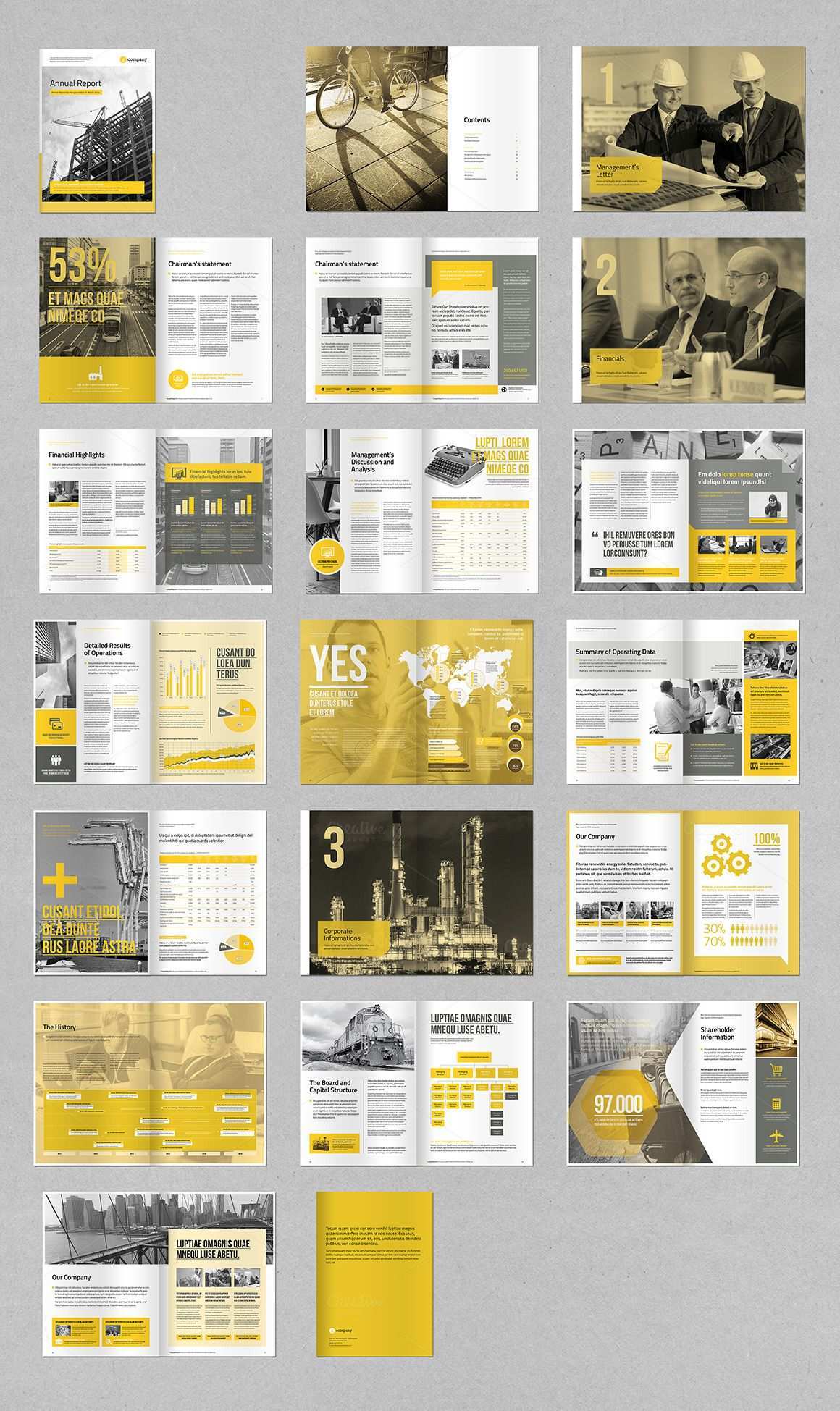Annual Report Brochure Design Layout Magazine Layout Design Page Layout Design