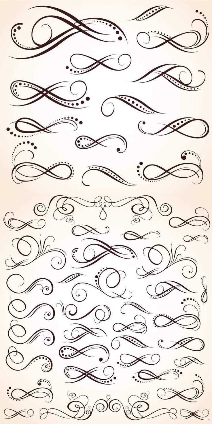 Unendlich Tattoos Muster Mit Arabesken Schnorkel Tattoo Kunst Tattoos Tattoo Buchstaben