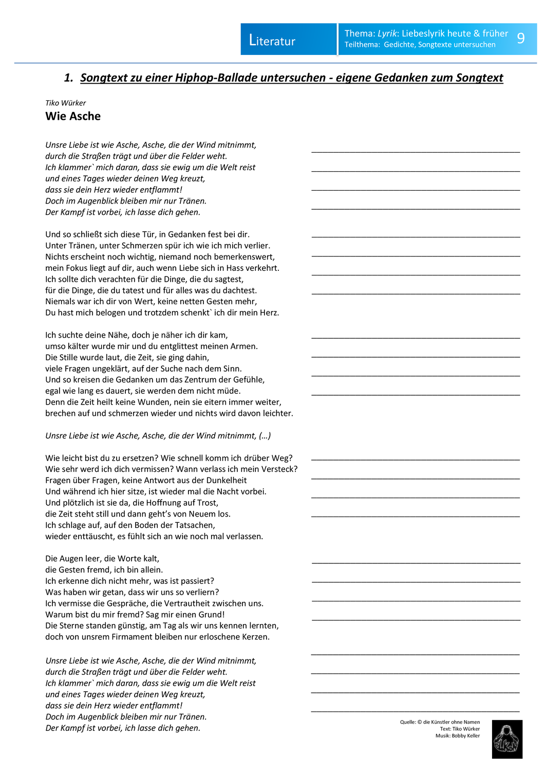 Liebeslyrik Analyse Interpretation Eines Liedtextes Inklusive Song Video Liebeslyrik Lyrik Liedtext