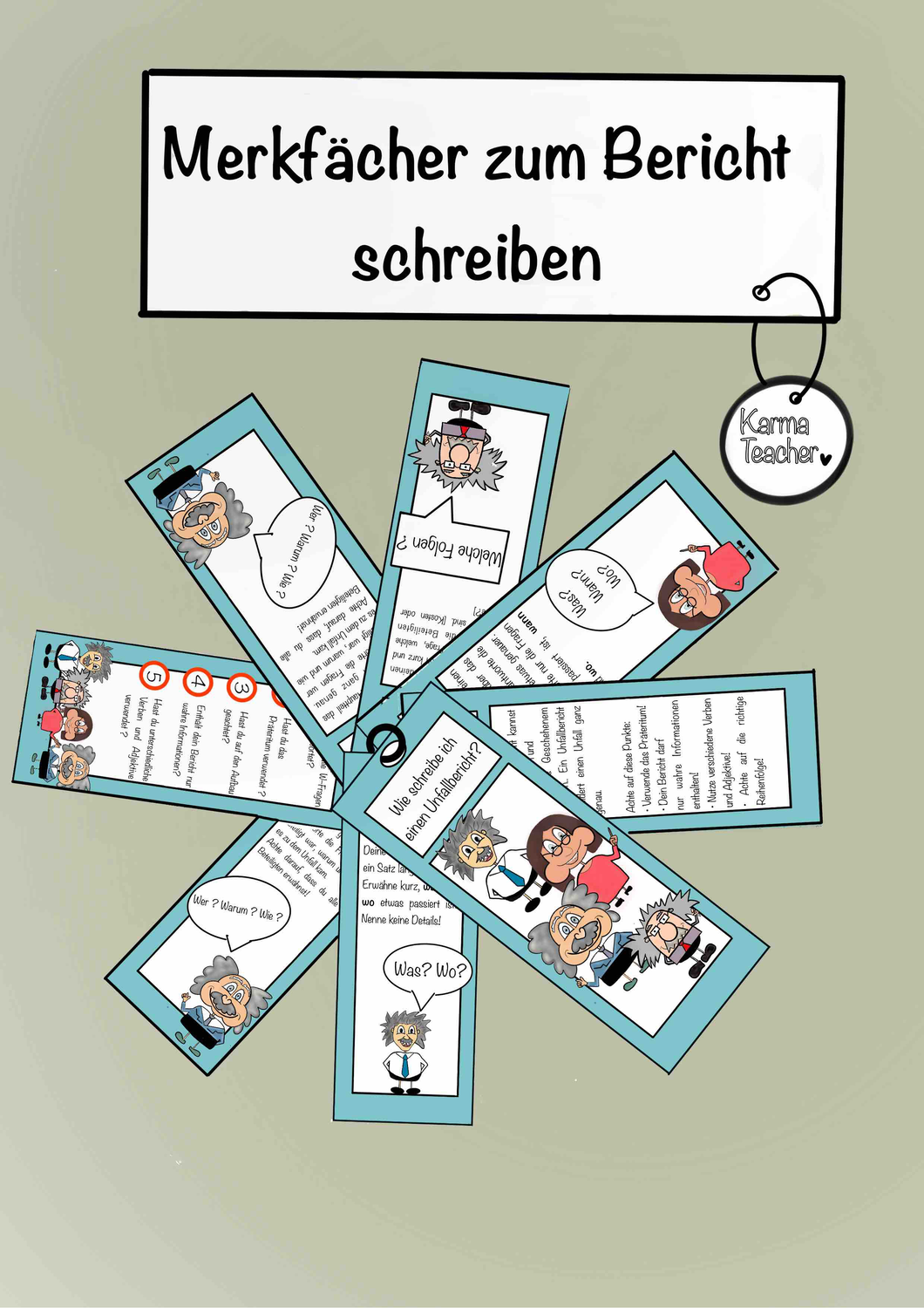 Merkfacher Zu Dem Thema Berichte Schreiben Deutsch Unterricht Deutschlehrer Unterrichtsmaterial Grundschule