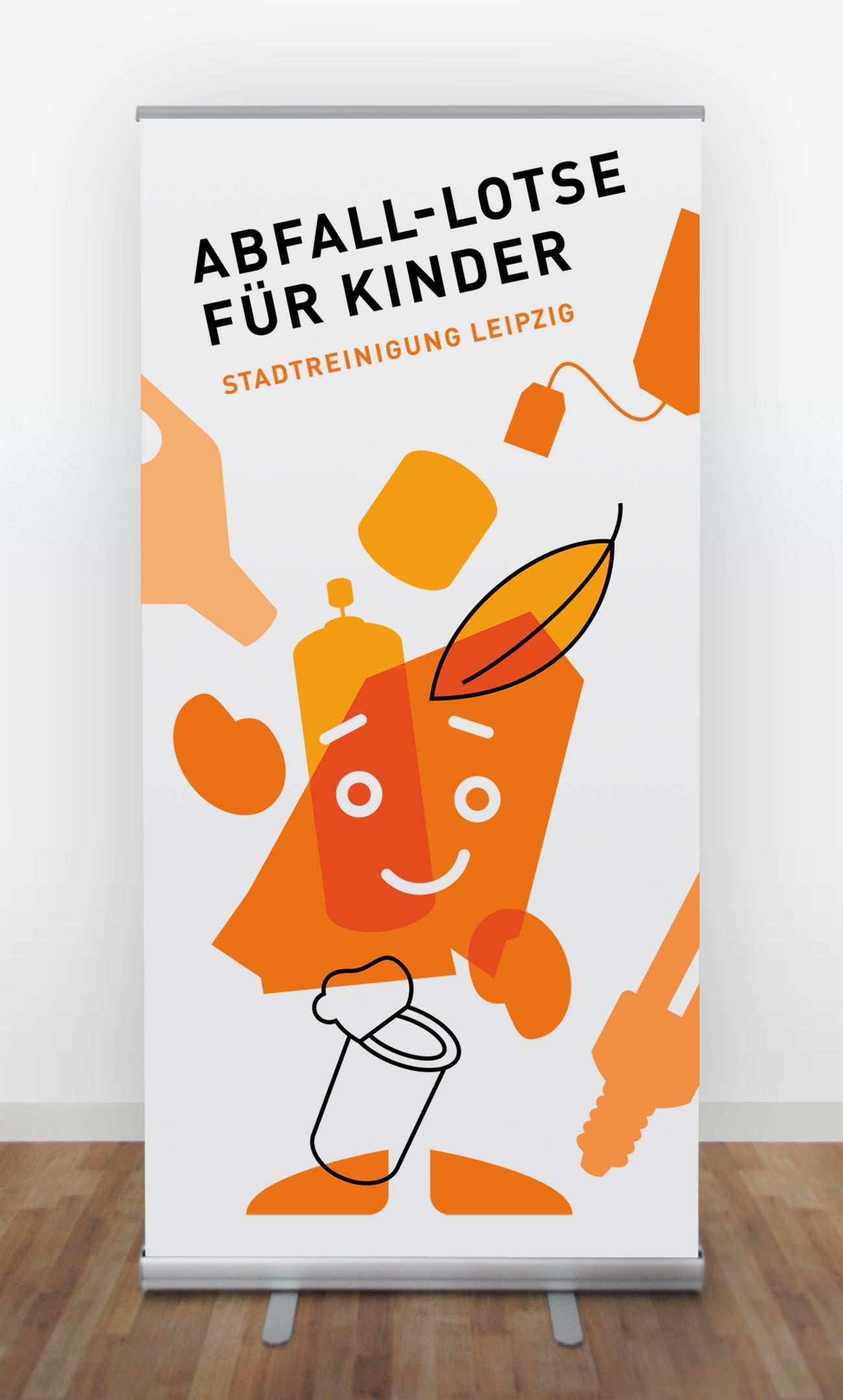 Stadtreinigung Leipzig Maskottchen Wir Sensibilisieren Schulkinder Fur Das Thema Abfallentsorgung By Sehsam Por Corporate Design Maskottchen Logo Design
