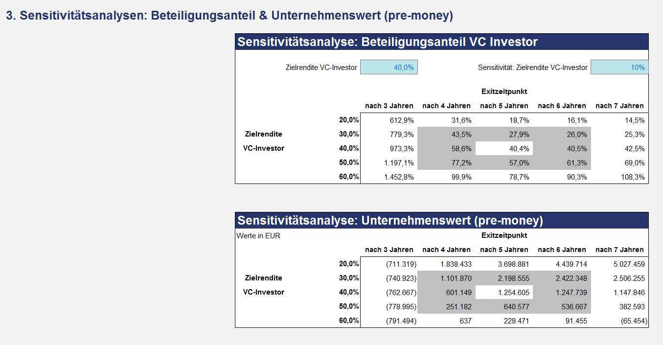 Excel Tool Unternehmensbewertung Valuation Box